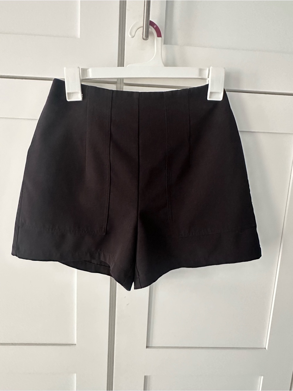 Sincerely Jules Black High-Waist Tailored Shorts